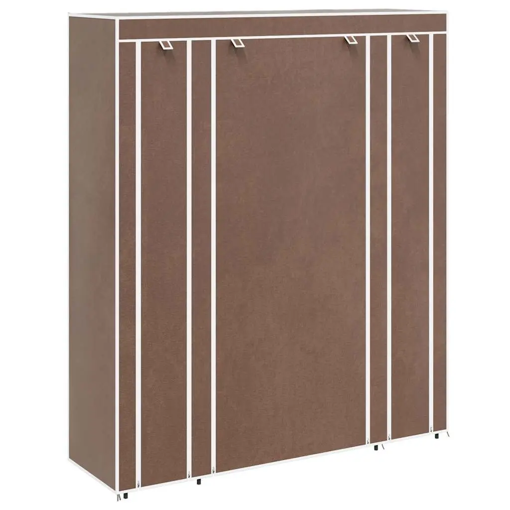Portable Wardrobe Cabinet with Storage Compartments