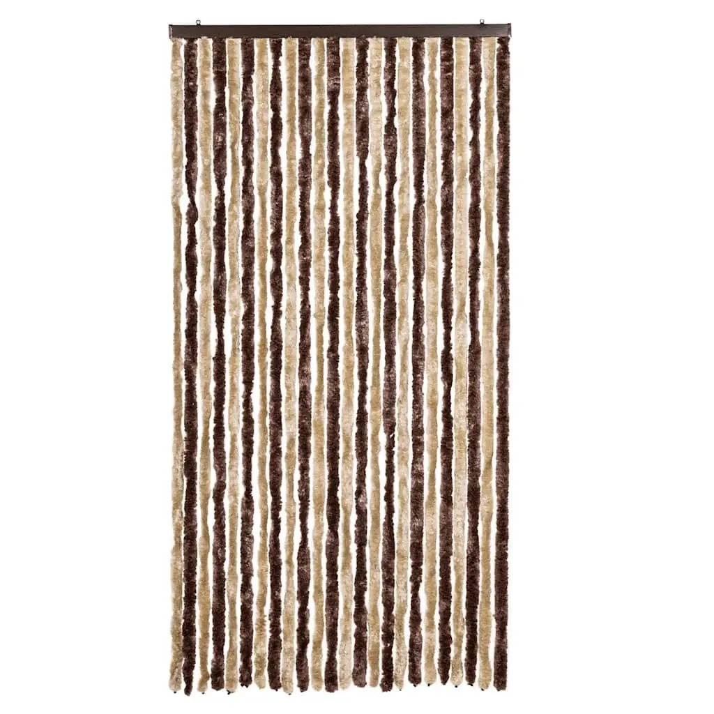 Insect Curtain Polypropylene Chenille 100x220 cm Beige Light Brown