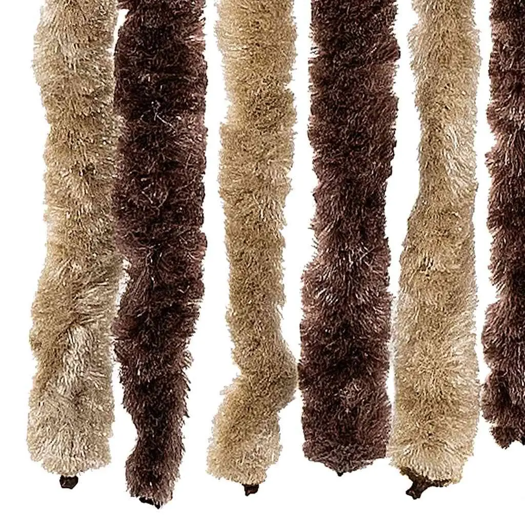 Insect Curtain Polypropylene Chenille 100x220 cm Beige Light Brown