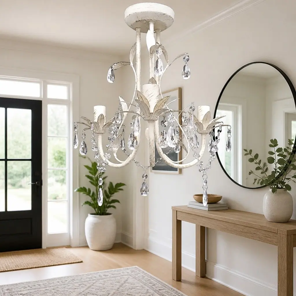 Crystal Pendant Chandelier for Indoor Spaces