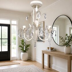 Elegant Crystal Pendant Chandelier for Indoor Spaces