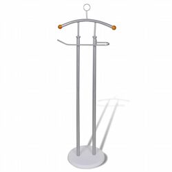 Sturdy Metal Frame Clothes Valet Stand for Coats and More