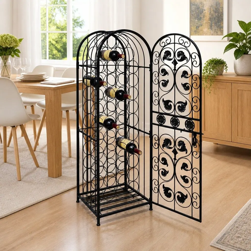 Floor Standing Wine Rack for 45 Bottles