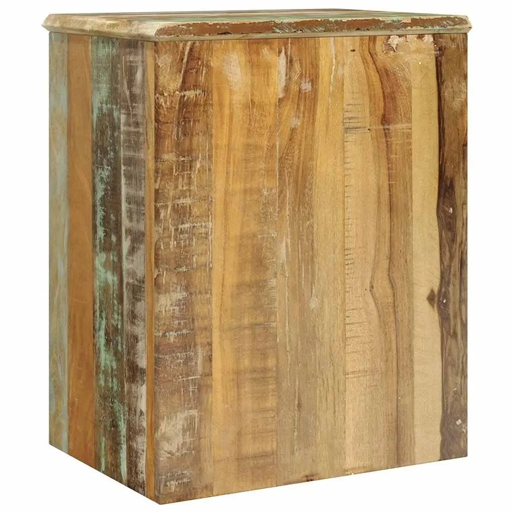 Reclaimed Wood End Table with Storage