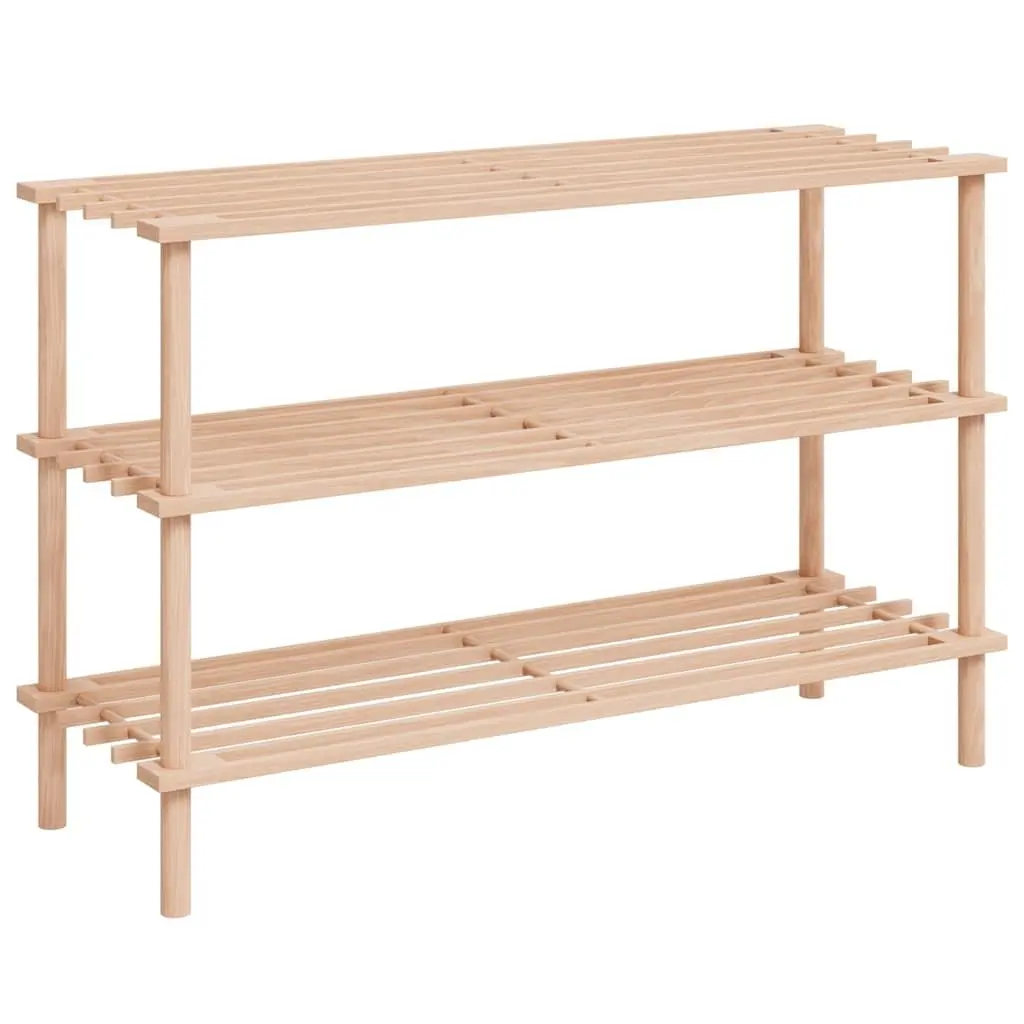 3-Tier Wooden Shoe Rack Organizer Storage Set, 2 pcs