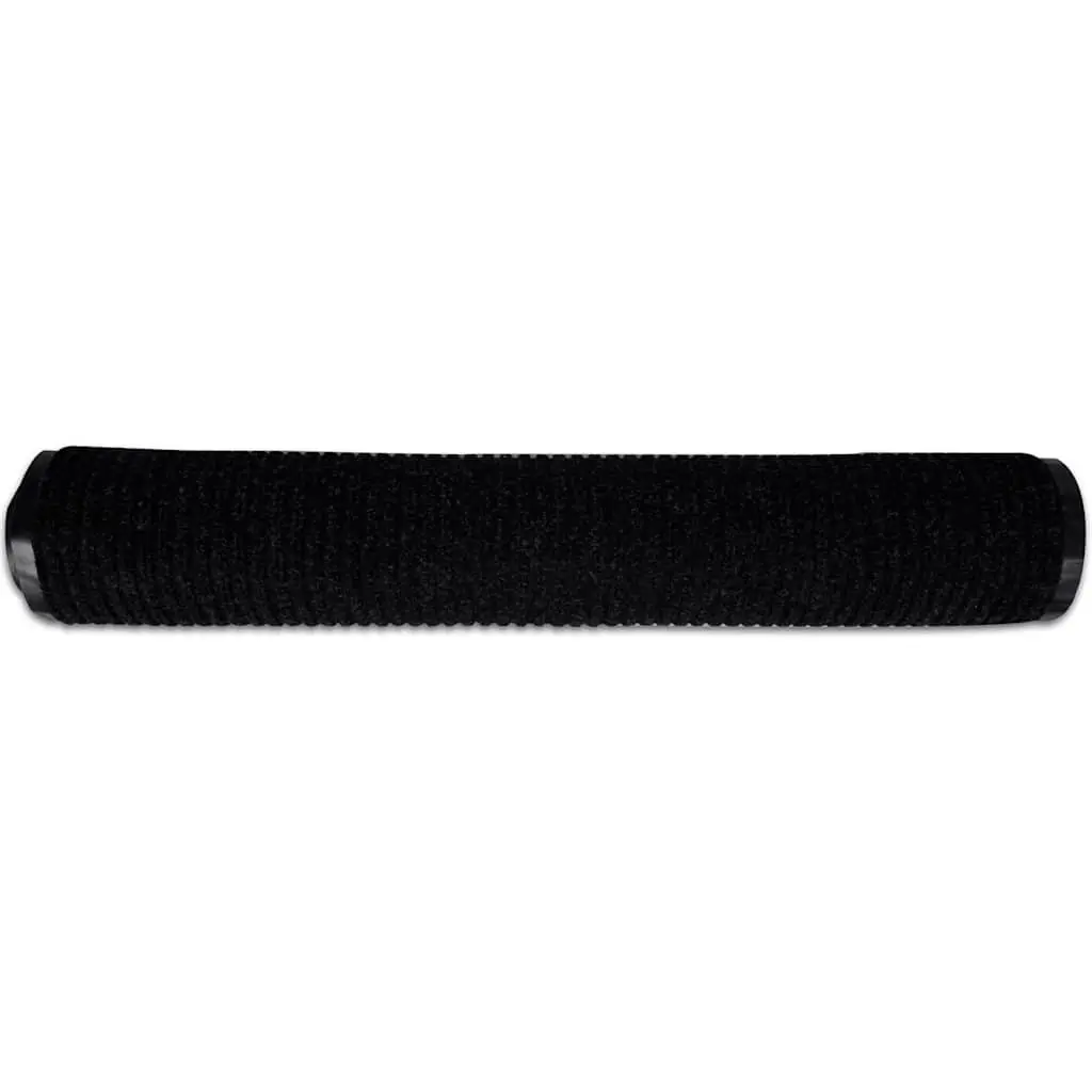 Door Mat PVC Non-Slip 120 x 180 cm Black Indoor Outdoor Entry