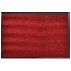 Quality Red Door Mat 90 x 120 cm with Non-Slip PVC