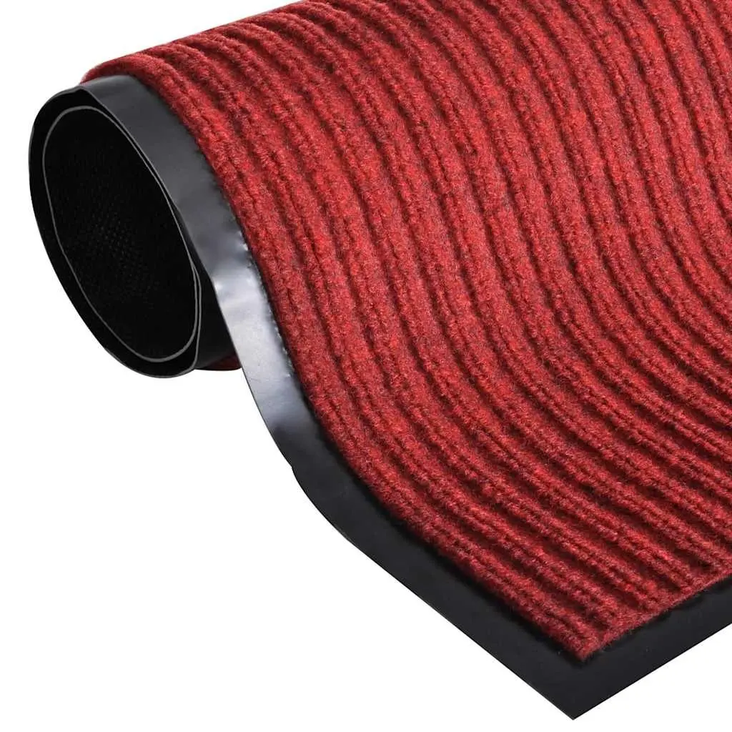 Door Mat PVC 120 x 180 cm Red Non-slip Indoor Outdoor Entrance Hallway