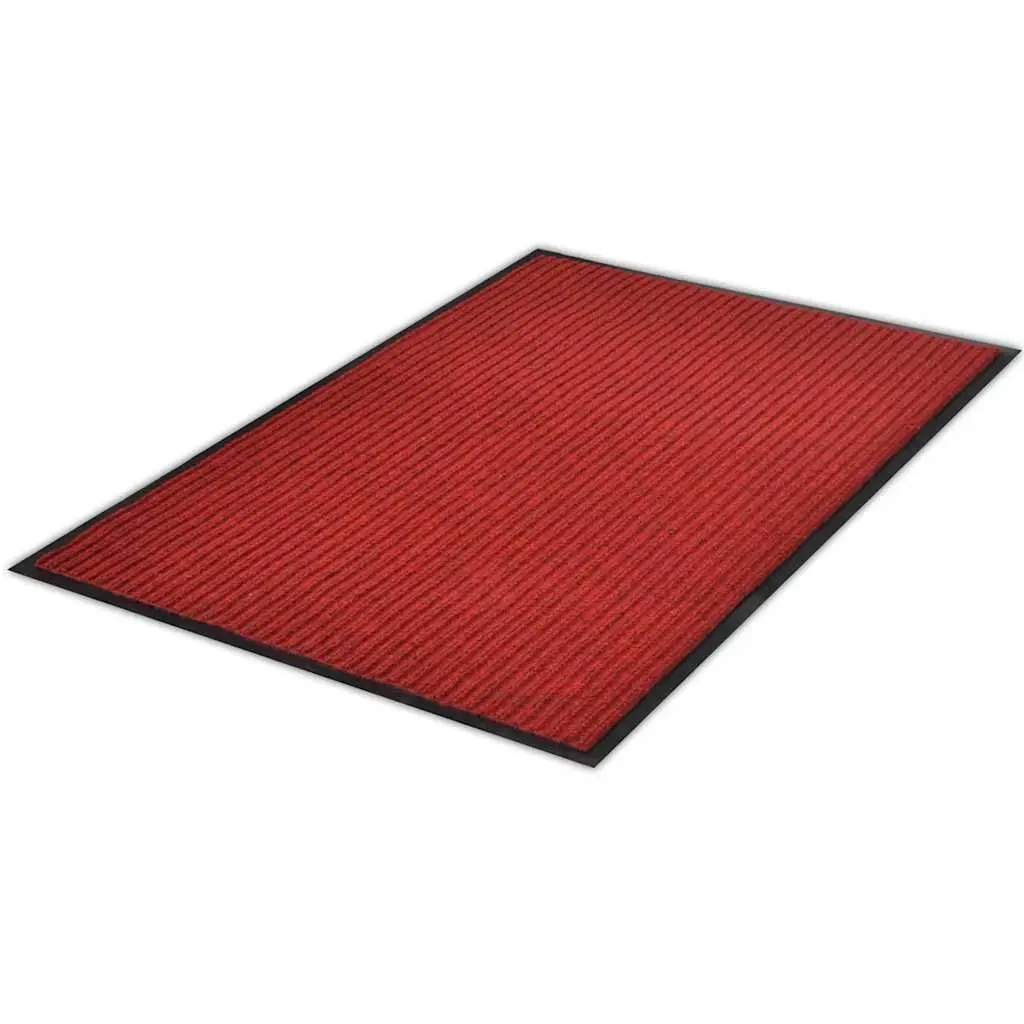 Door Mat PVC 120 x 180 cm Red Non-slip Indoor Outdoor Entrance Hallway