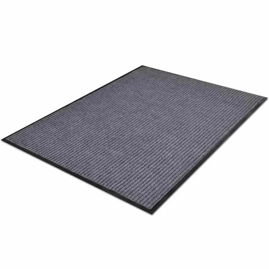 Door Mat Grey 90 x 60 cm Non-Slip PVC