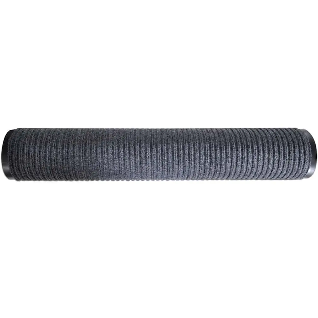 Door Mat Grey 90 x 60 cm Non-Slip PVC
