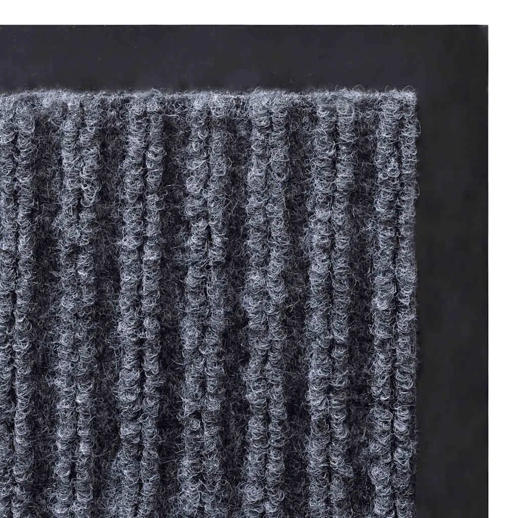 Grey Door Mat 90 x 150 cm with Non-Slip Backing