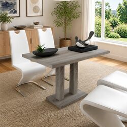 Elegant Brown MDF Dining Table with Strong Construction
