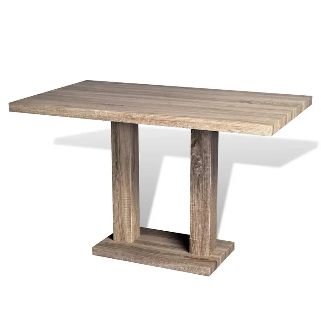 Brown MDF Dining Table with Strong Construction