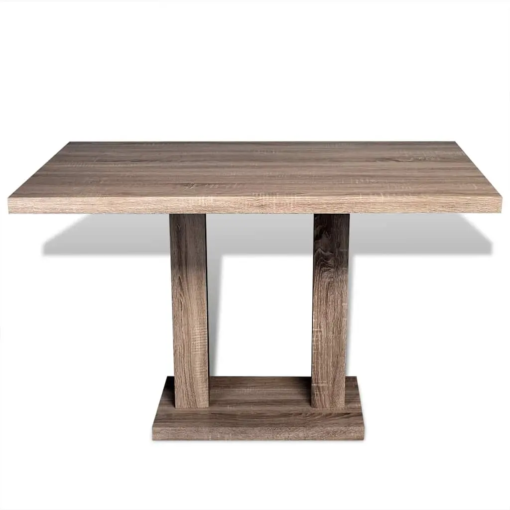 Brown MDF Dining Table with Strong Construction