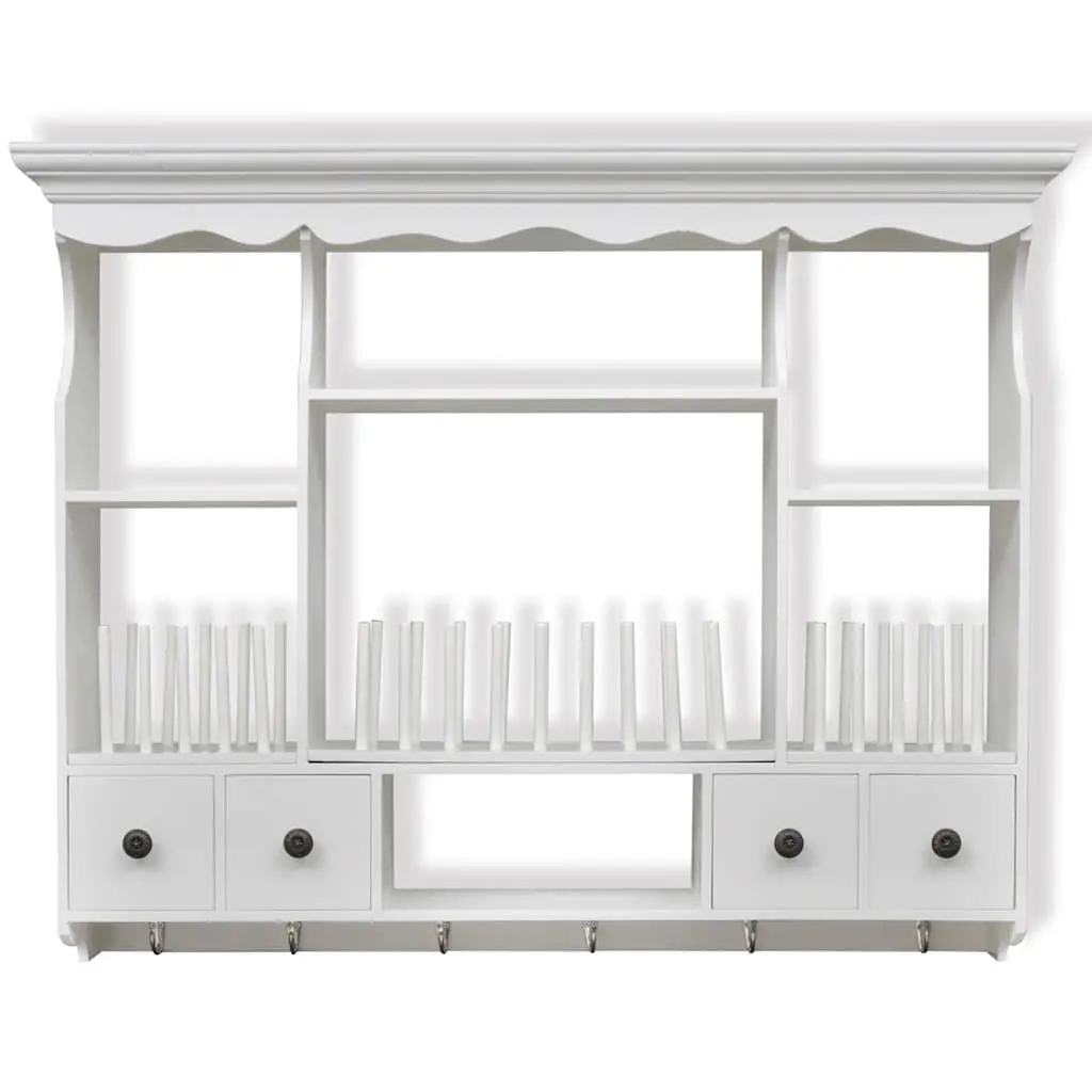 Wooden Kitchen Wall Cabinet with Storage
