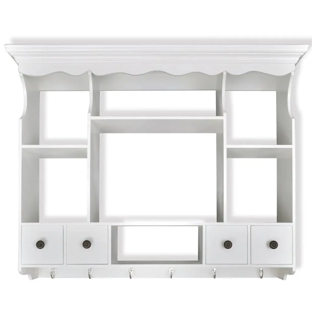 Wooden Kitchen Wall Cabinet with Storage