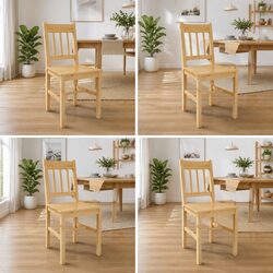 Elegant 4-Piece Dining Chairs Set for Kitchen