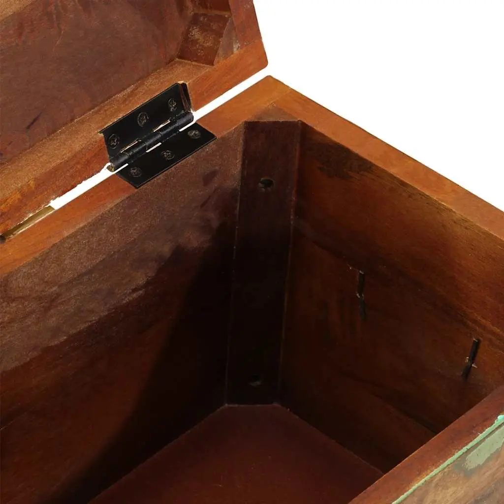 Antique-Style Reclaimed Wood Storage Box