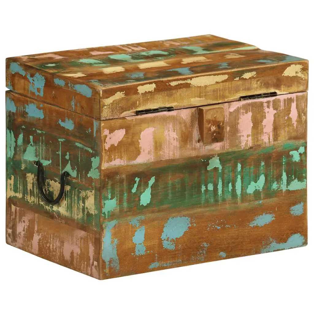 Antique-Style Reclaimed Wood Storage Box
