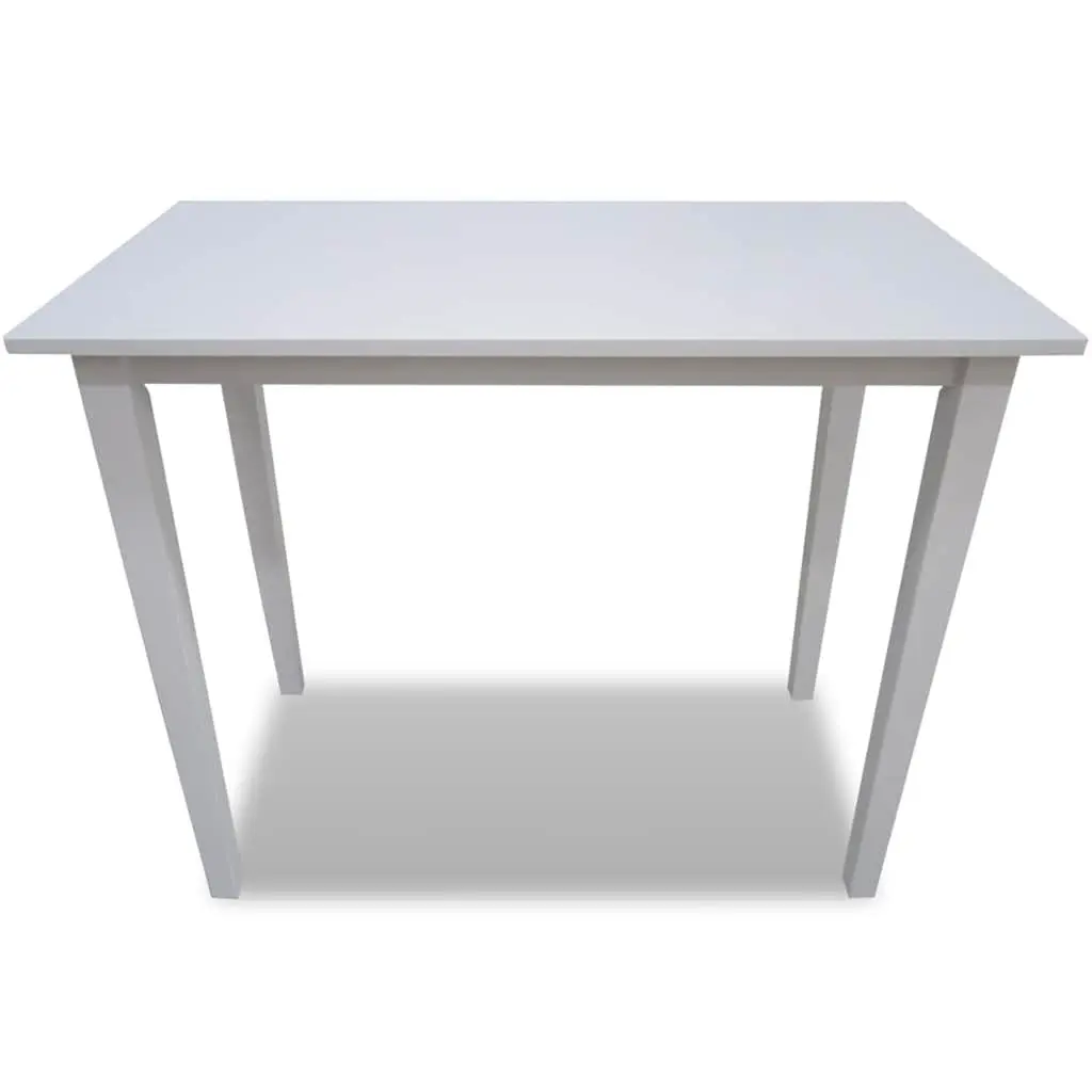 White Wooden Bar Table for Kitchen and Dining
