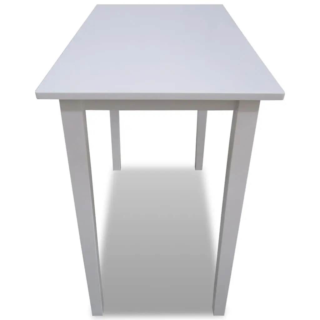 White Wooden Bar Table for Kitchen and Dining