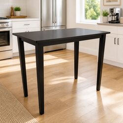 Stylish Brown Wooden Bar Table for Dining or Console