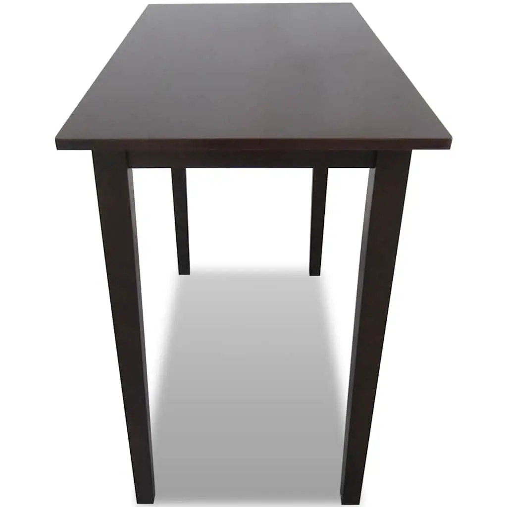 Brown Wooden Bar Table for Dining or Console