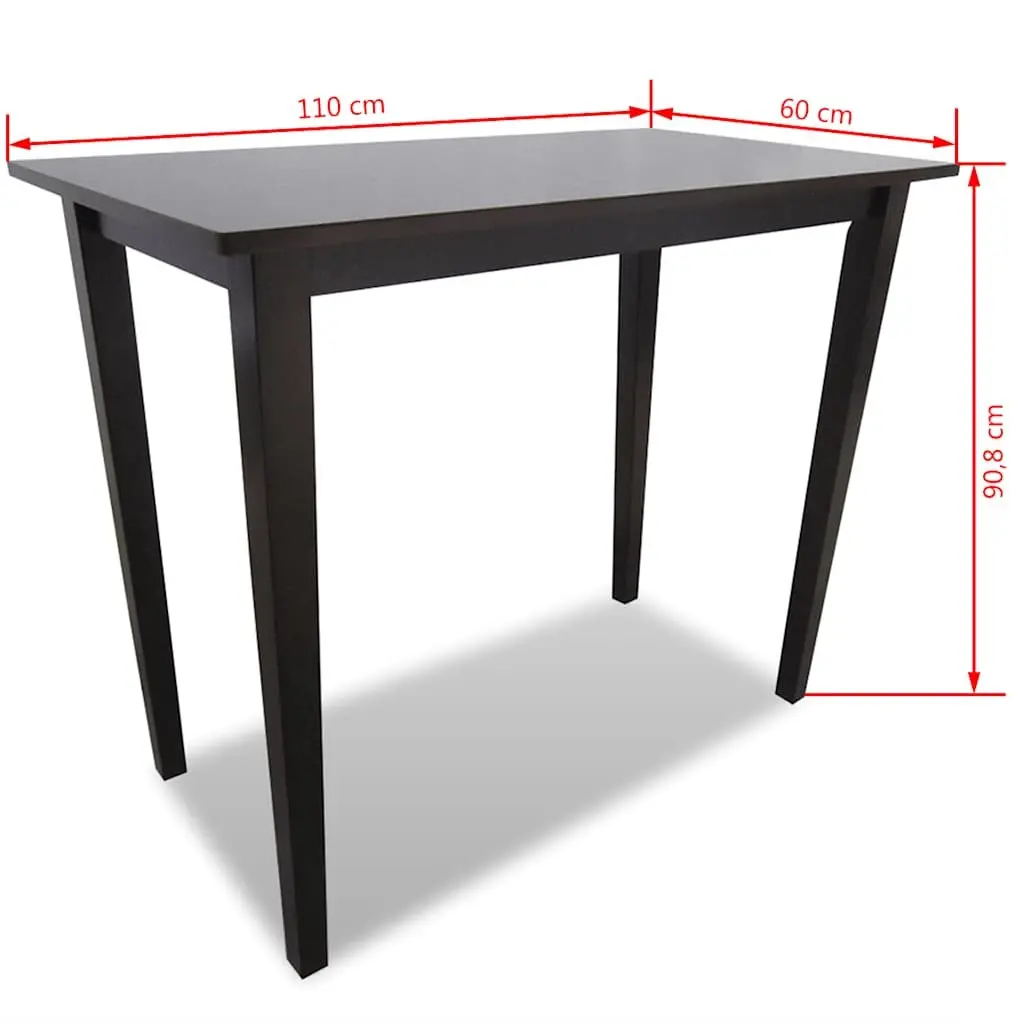Brown Wooden Bar Table for Dining or Console