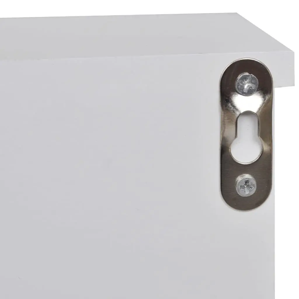 Wall Cabinet with Hooks for Jewelry and Key Storage