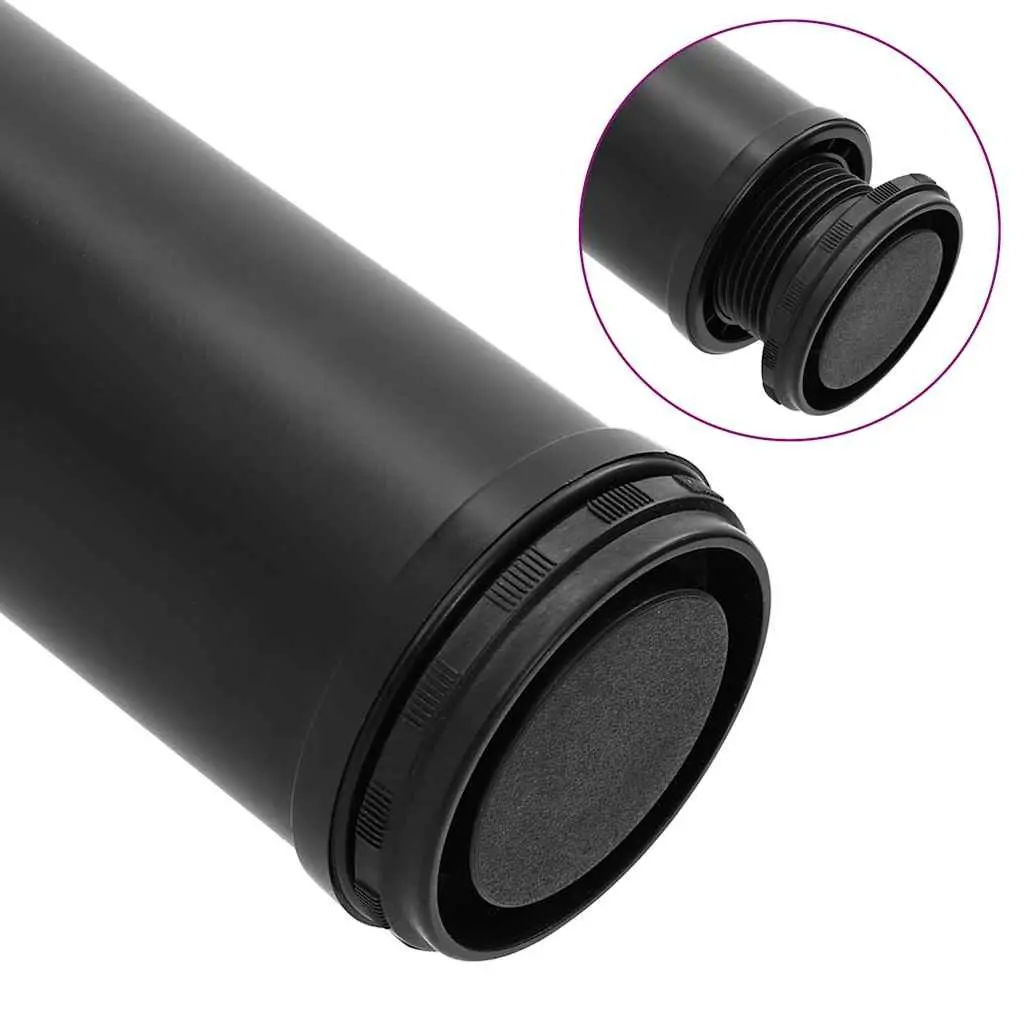 Table Legs Adjustable Black 870mm Set 4 Pieces