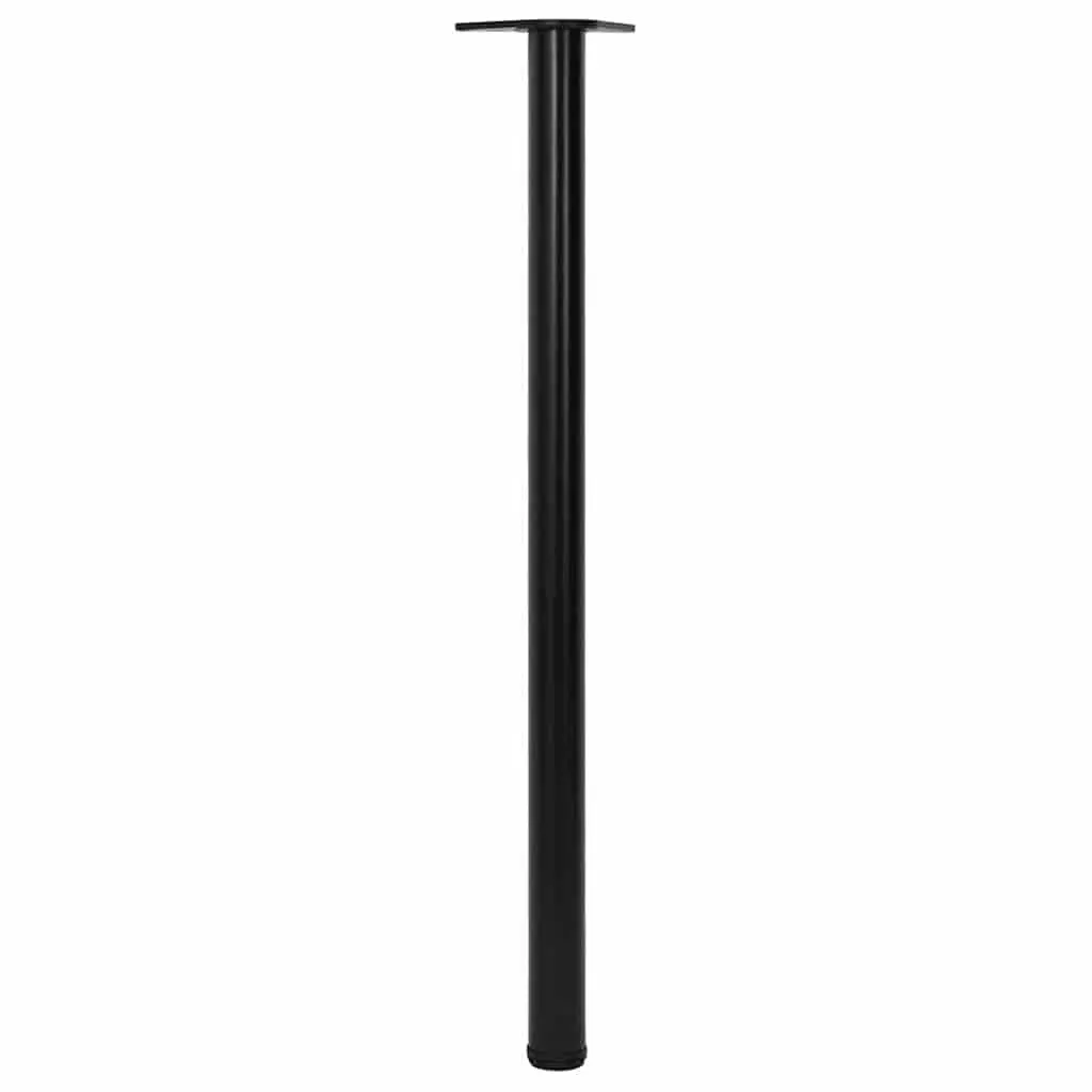 Adjustable Table Legs Set of 4 in Black