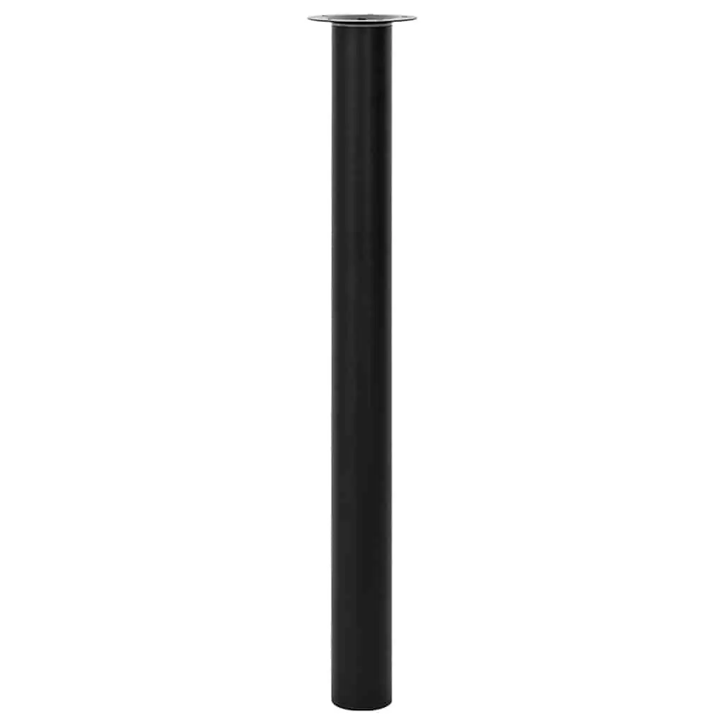 Black Adjustable Telescopic Table Legs 710-1100 mm