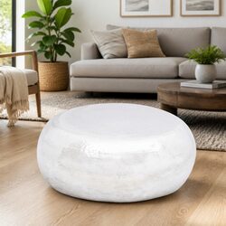 Stylish Hammered Aluminium Coffee Table for Modern Spaces