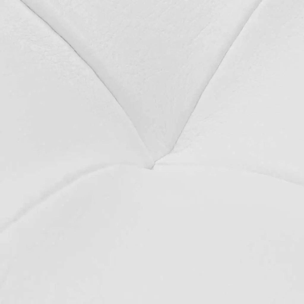 White Storage Ottoman with Hidden Compartment
