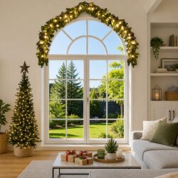 LED Christmas Garland 5m with 8 Dynamic Lighting Effects