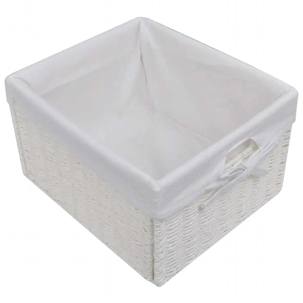 Storage Cabinet with 9 Woven Baskets
