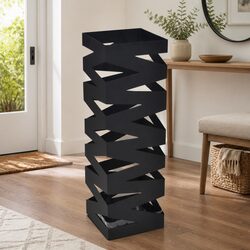 Umbrella Stand Storage Holder Walking Stick Trekking Poles Black Steel 48.5cm