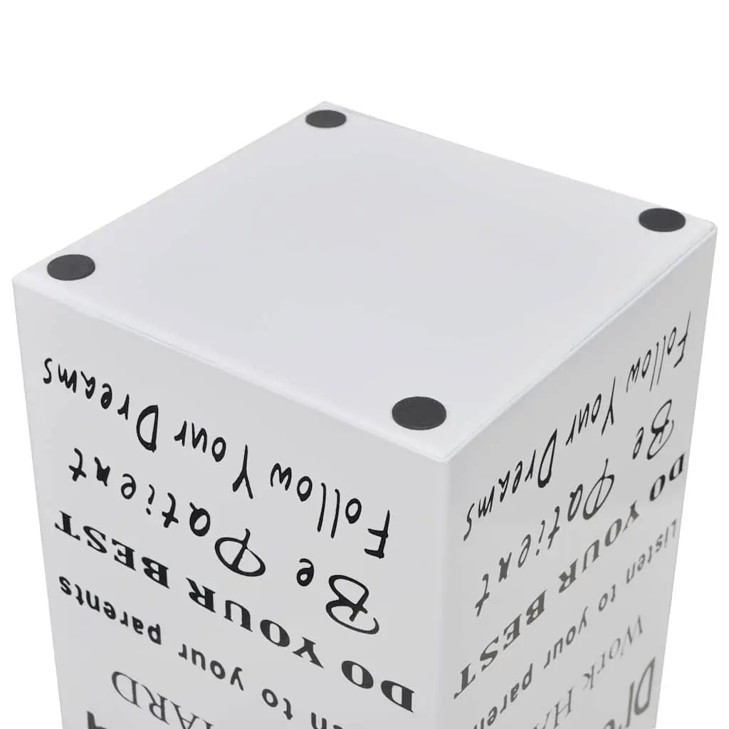 Umbrella Stand Steel 48.5cm White