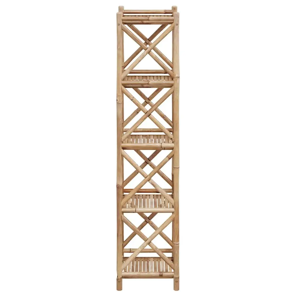 5-Tier Bamboo Shelf for Storage and Display