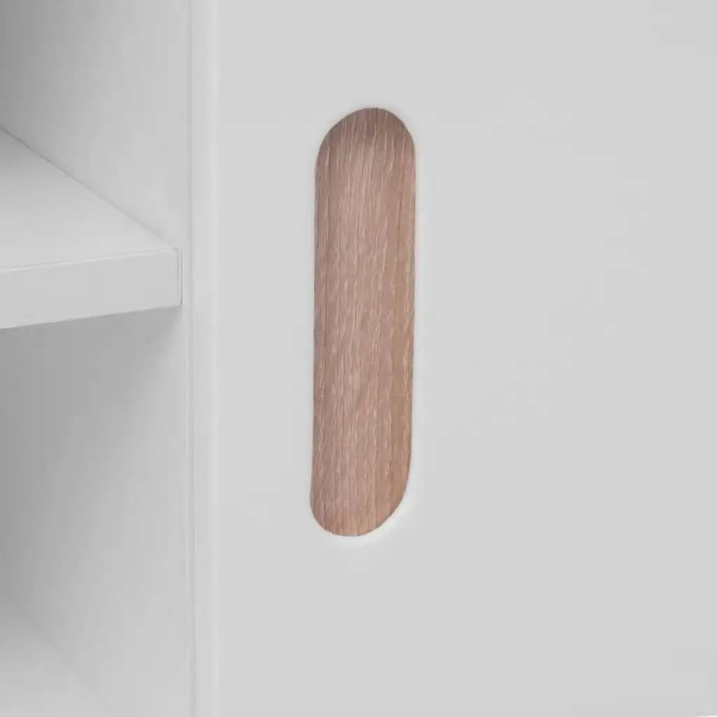 High Gloss White TV Stand MDF Media Storage Unit (76)