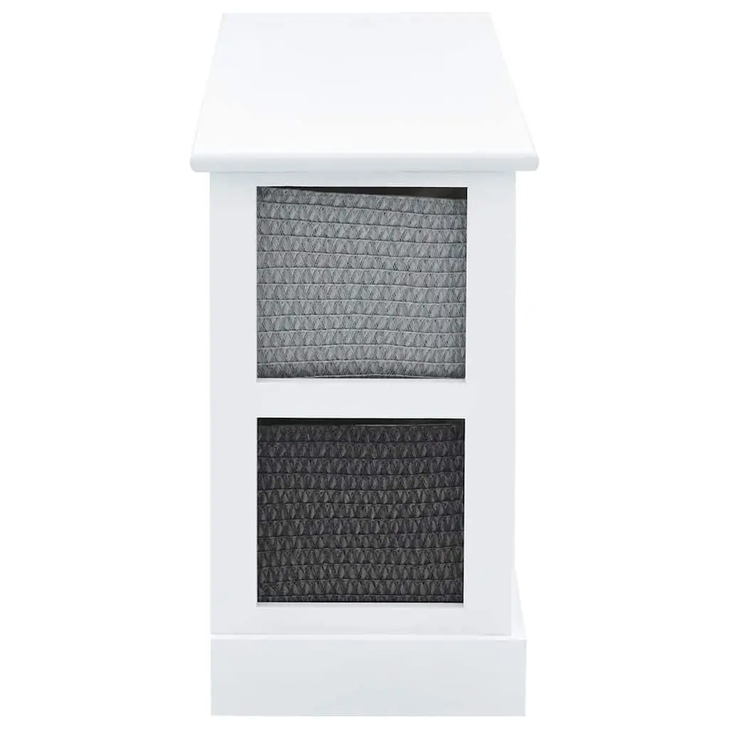 Storage Bench with 6 Drawers Hallway Entryway Bedroom Living Room Cabinet