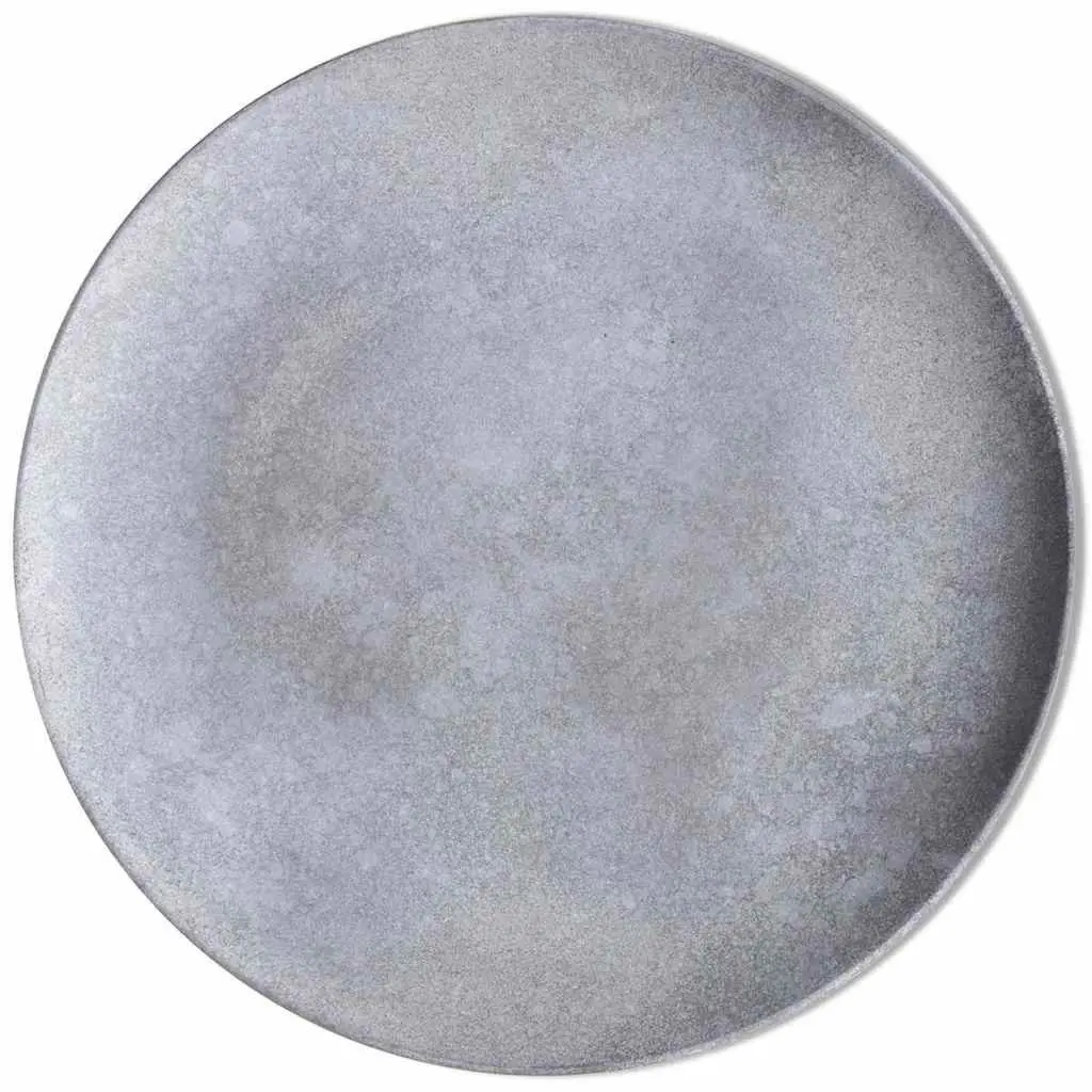 Concrete Grey Round Side Table Set 55cm & 44cm