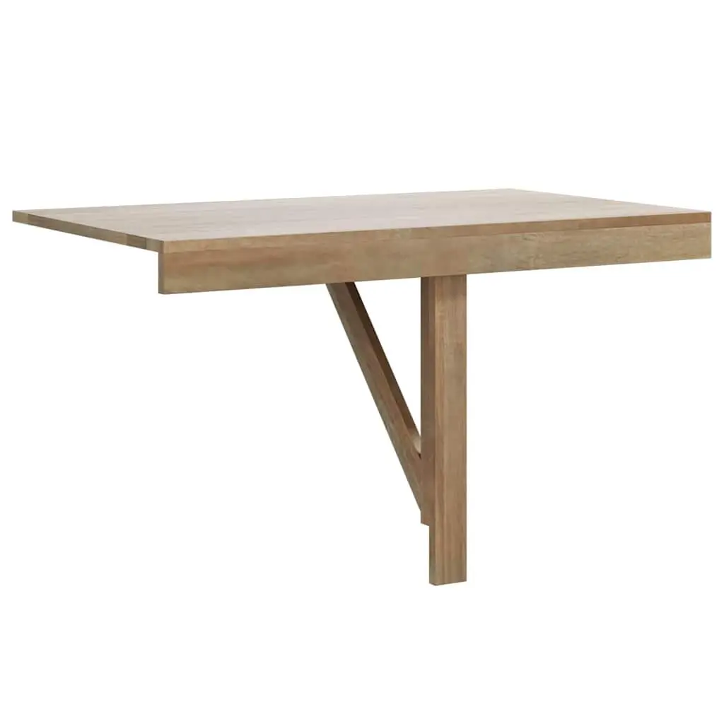 Brown Folding Wall Table 100x60 cm