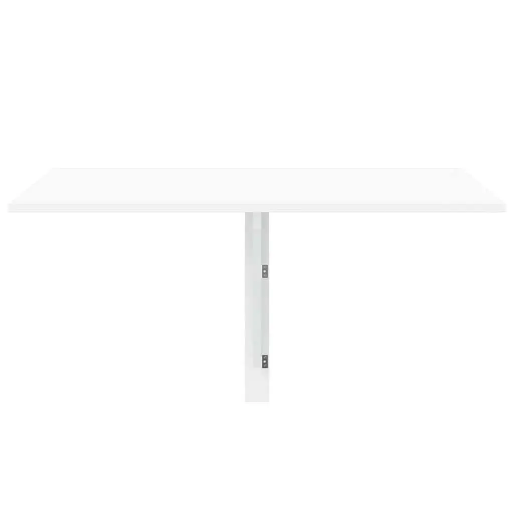 White Folding Wall Table 100x60 cm