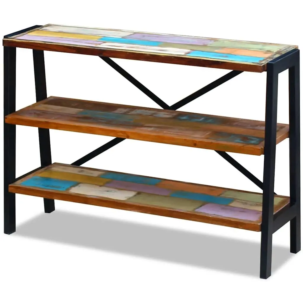 Solid Reclaimed Wood Sideboard with 3 Shelves