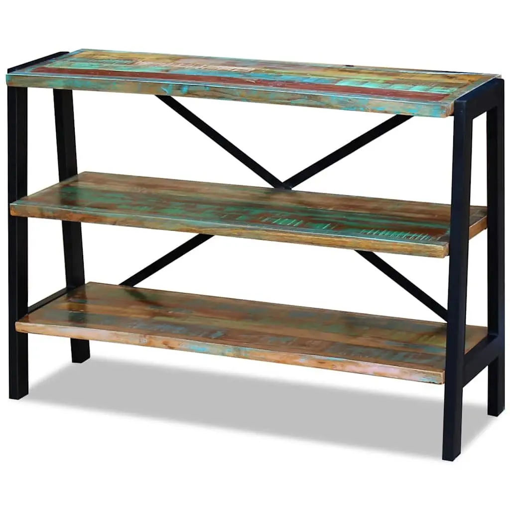 Solid Reclaimed Wood Sideboard with 3 Shelves