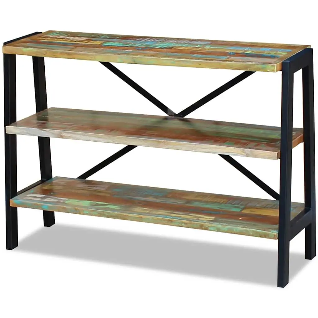 Solid Reclaimed Wood Sideboard with 3 Shelves