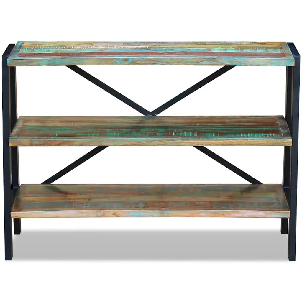 Solid Reclaimed Wood Sideboard with 3 Shelves