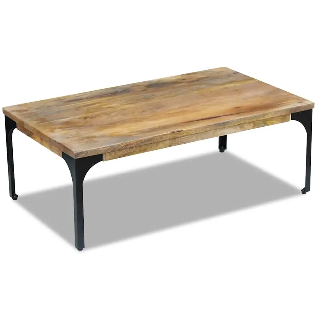 Brown Wooden Coffee Table 100x60x35 cm